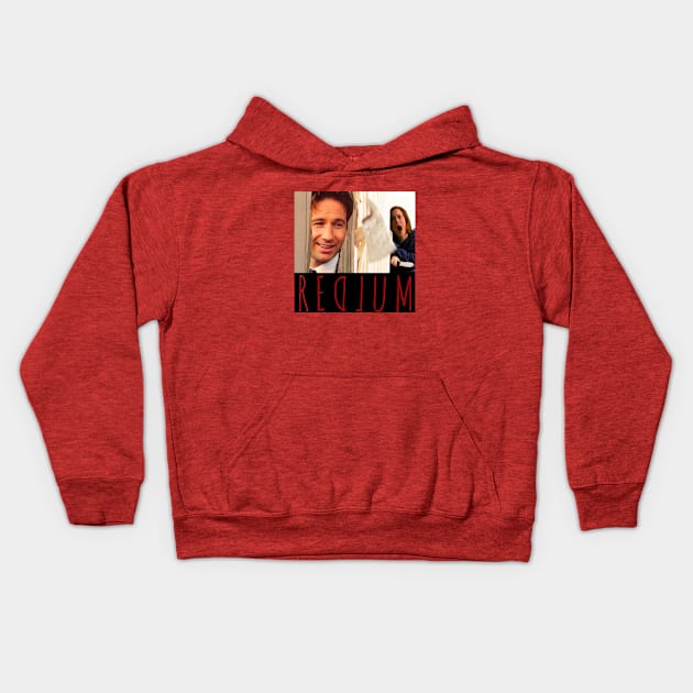 Heeeere’s MULDER! Kids Hoodie by Toonz.fm